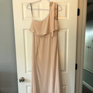 One Shoulder Blush Lulus Dress